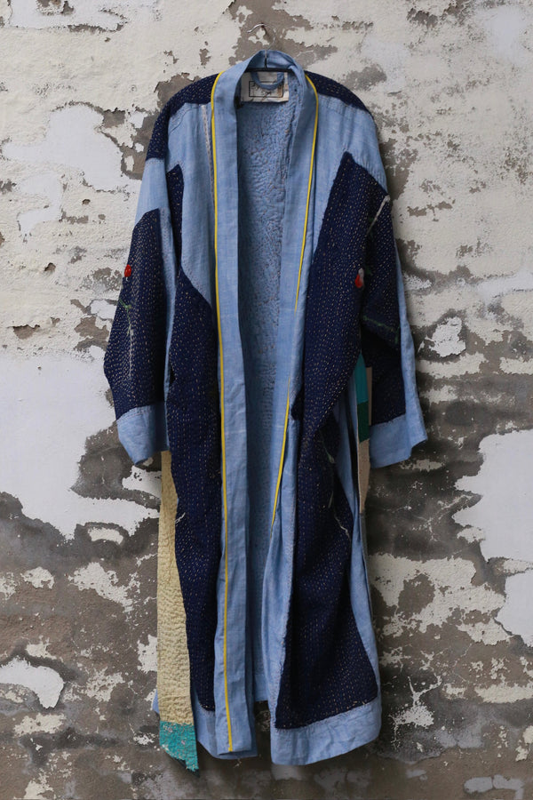 By Walid hand-embroidered bathrobe windbreaker UK BW-170181W-MIXED